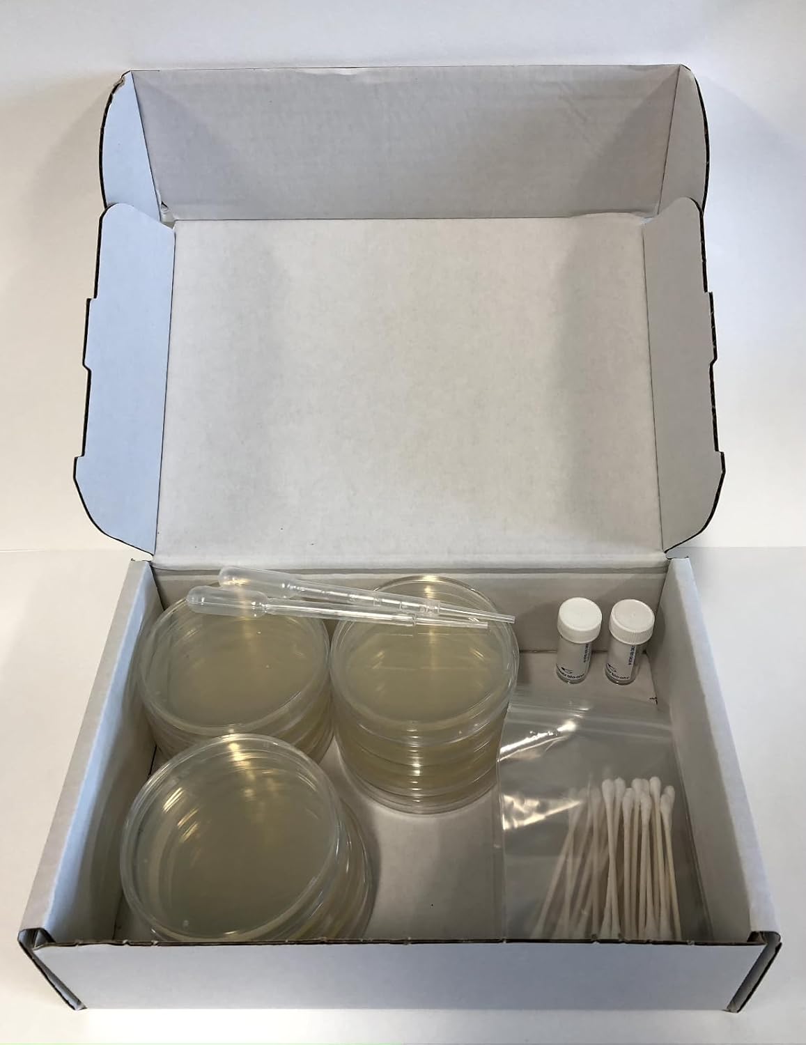 Bacteria Science Kit Petri Dishes with Agar Educational STEM Science Fair Project Kit